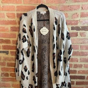 Chunky cardigan sweater NWT